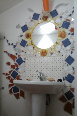 mosaïque expansion salle d'eau